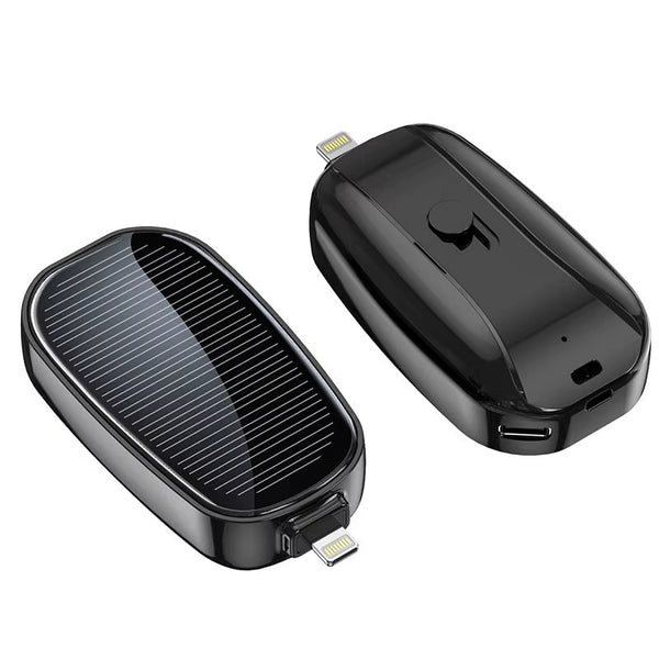 Încărcător Portabil Cu Panou Solar Tip Breloc