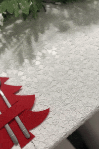 SET 6 Suporturi Festive pentru Tacâmuri Crăciun